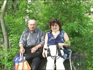 Hot Sex for a Still Horny Exhibitionist Old Couple