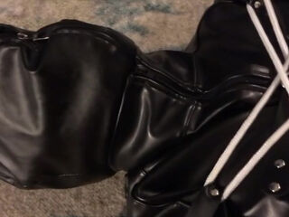 Bondage Sack, Breath Play And Vibrator Edging