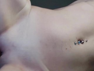 Orgasm of a sweet girl with small tits! Homemade porn