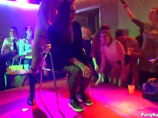 Orgy in the night club was a real blast for everyone who happened to be there