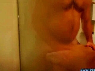 Jodi West In Step mother’s Hot Soapy Shower Fuck
