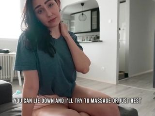 Big-titted stepmom sucks my dick and tries to swallow cum