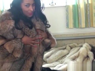 Beautiful Danica in furs