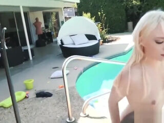 Husband wife massage sex Summer Pool Party