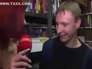 German Pornstars fucking in a videoclub