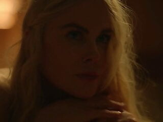 Nicole Kidman and Samara Weaving in sex scenes