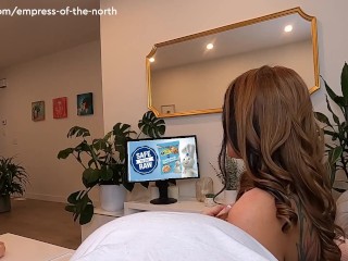 Pillsbury Dough Boy - 60s Housewife Cookie Stuffing POV Belly Expansion