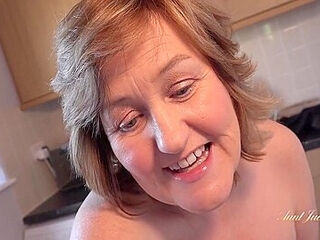 Your 58yo Curvy Mature Housewife Mrs. Kugar Sucks Your Cock In The Laundry Room (pov) - Teaser Video