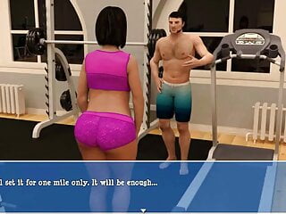 Lily Of The Valley:Hot Cheating MILF And Muscular Guy In The Gym-Ep44