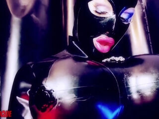Black Rubber Tits Fantasy - Cockwanking