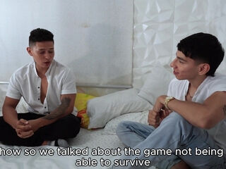 Horny latina girl asked her friends to help her stretch her pussy