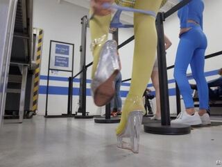 Soaked-Panty Slutting In The Security Line With Jordi El Nino Polla, Van Wylde, Scarlett Alexis - Brazzers