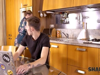 Cherry Aleksa - Boy Is Used To Jerking Off To Sexy Milf But Its Time To Act 11 Min