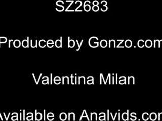 Valentina Milan In Latina Blonde Sexbomb Valentina Double Penetrated By Three