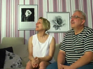 Blonde German Milf Opens Her Pussy Desperate To Be Penetrated By Two Big Cocks While Being Filmed In Pov Inside The Room