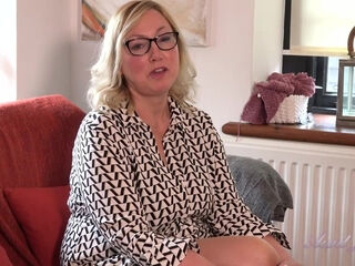 POV : Getting Jerk-Off Instructions and Mutual Masturbation with Your Step-Auntie Katherina