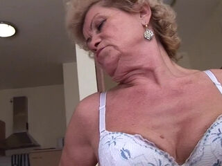 Granny Found Her Step-Granddaughter'S Dildo