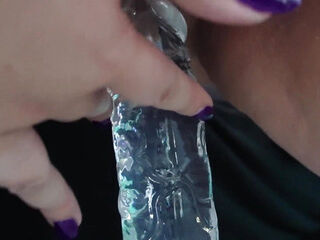 My Medium-sized Silicone Dildo and I in Hot Action