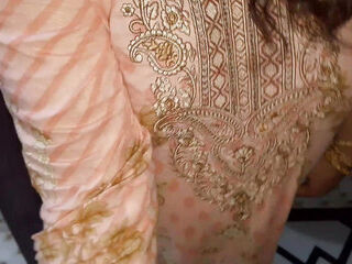 Step mother got in the mood after seeing her stepson's cock in the bathroom