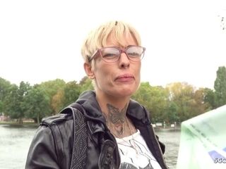 Inked punk old lady hot porn video