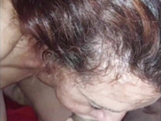 SilviaF69 is eating a BIG COCK - Amazing BLOWJOB