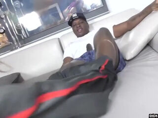 Horny, Black Guy Is Moaning While Getting An Amazing