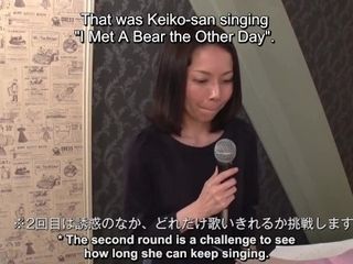 'Japanese Wife Prim and Proper Sings Perverted Karaoke Before Having Raw Sex with Her Paramour'