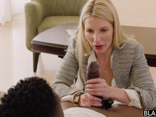 Pale blonde babe loves being hammered from behind by a BBC