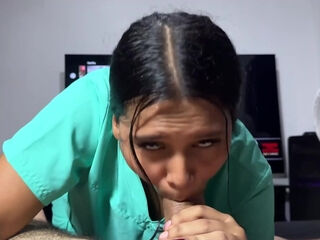 The nurse next door provides me with her new service