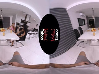 Shalina Devine, Eveline Dellai VR Porn: Nice Reason For Threesome - VirtualTaboo