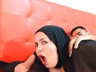 Unfaithful Hijabi Stepmom Caught In A Forbidden Morning Tryst