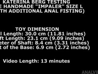 Katerina Berg Testing The Handmade Impaler Size L (With Additional