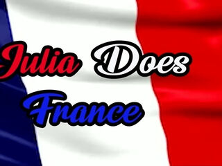 Julia Does France in Pink Panties