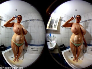 A Milk Shower For Busty Cleo - Huge Tits Bbw Solo