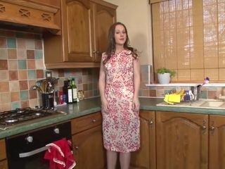 Housewife Masturbates In The Kitchen With Aston Wilde