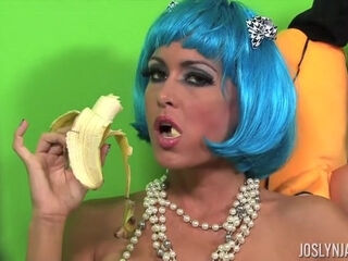 Joslyn James Jessica Jaymes in Fruit Fuck Clip#1