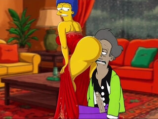 Simpson characters enjoy sexual and kinky perversions in this cartoon parody
