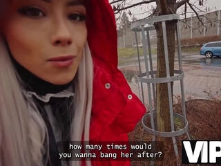 Cuckold boyfriend stays aside and watches his girlfriend fuck in ffm