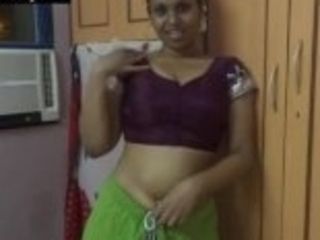"Mumbai Maid Horny Lily Jerk Off Instruction In Sari In Clear Hindi Tamil and In Indian"