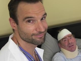 A Young Wife Sucks Doctors Cock In Front Of Her Ill Hubby In Hospital With Alex Legend And Blair Williams