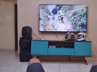 My Curvy Busty Plump-assed Brazilian Wife Didn't Let Me Watch TV 'cause She Needed My Dick Badly