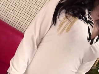 Japanese Mature Step-Mom with Round Ass get uncensored JAV Creampie Fuck