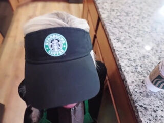 Starbucks Siren: Squirting Interracial Passion