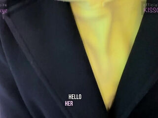 Real risky sex in man's toilet - agent pickup student in Walmart