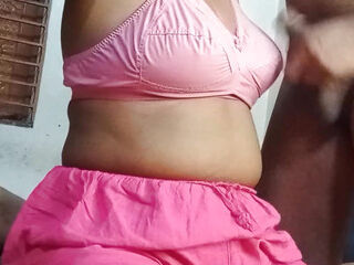 Bangla Hot newest Housewife with salesman with Threesome With housewife and Home Servant