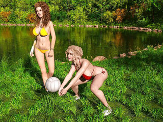Nursing back to pleasure: sexy girls in bikini are playing volleyball ep 48
