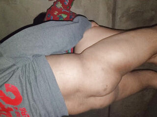 In the garage quickly with my stepmom