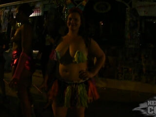 Beautiful Festival Girls Exposing Their Skin Halloween Street Party Fantasy Fest 2018 - NebraskaCoeds