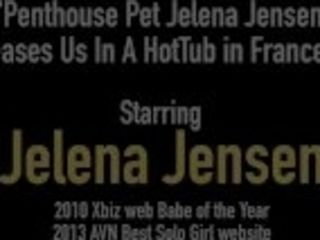 "Penthouse Pet Jelena Jensen Teases Us In A HotTub in France!"