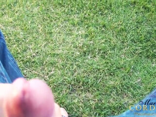 Stroking outdoors - TSMarianaCordoba